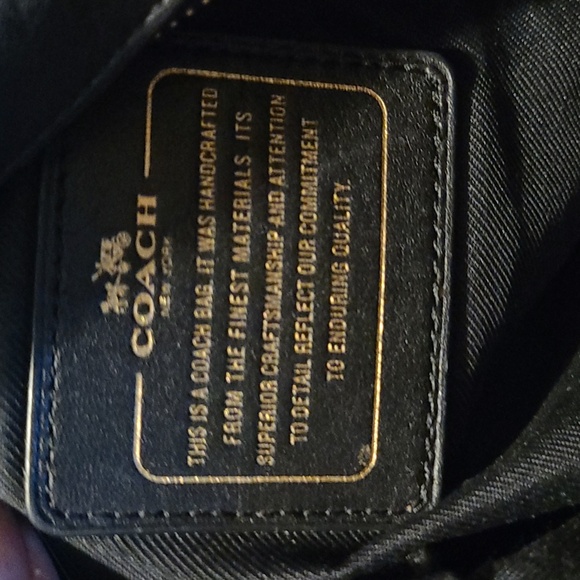 Coach leather hobo studded bag short strap also has long crossbody strap. - Picture 3 of 8